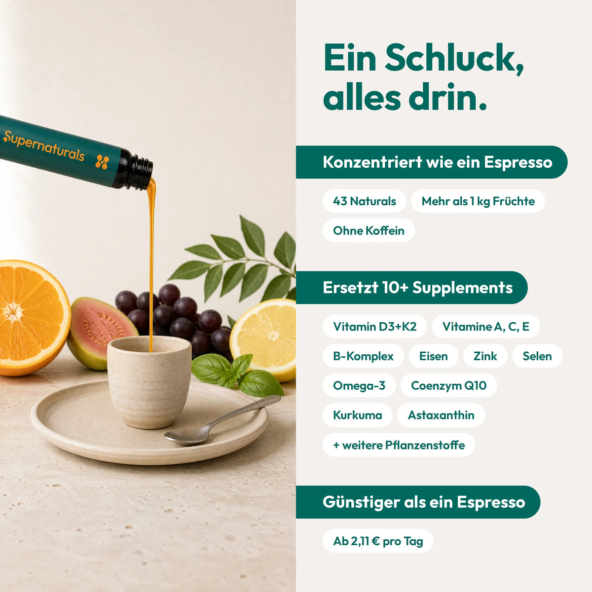 Supernaturals Komplexformel - 30 Tage